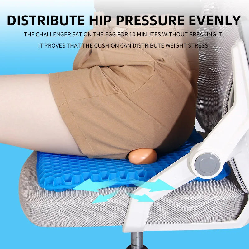 Cooling Gel Honeycomb Seat Cushion