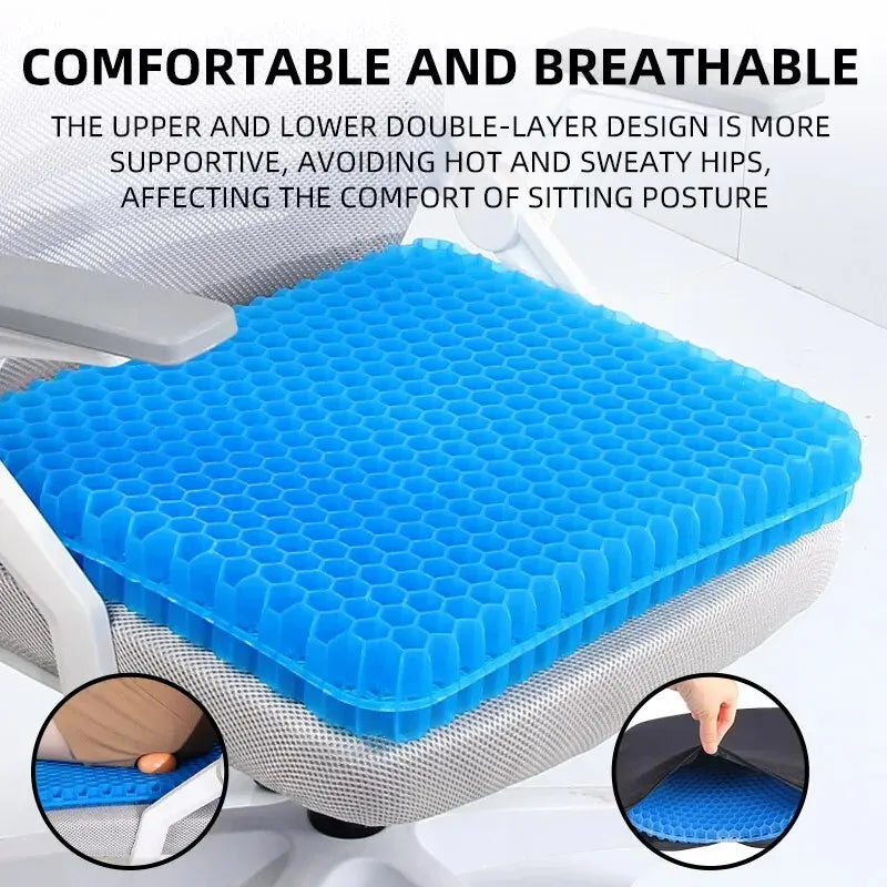 Cooling Gel Honeycomb Seat Cushion